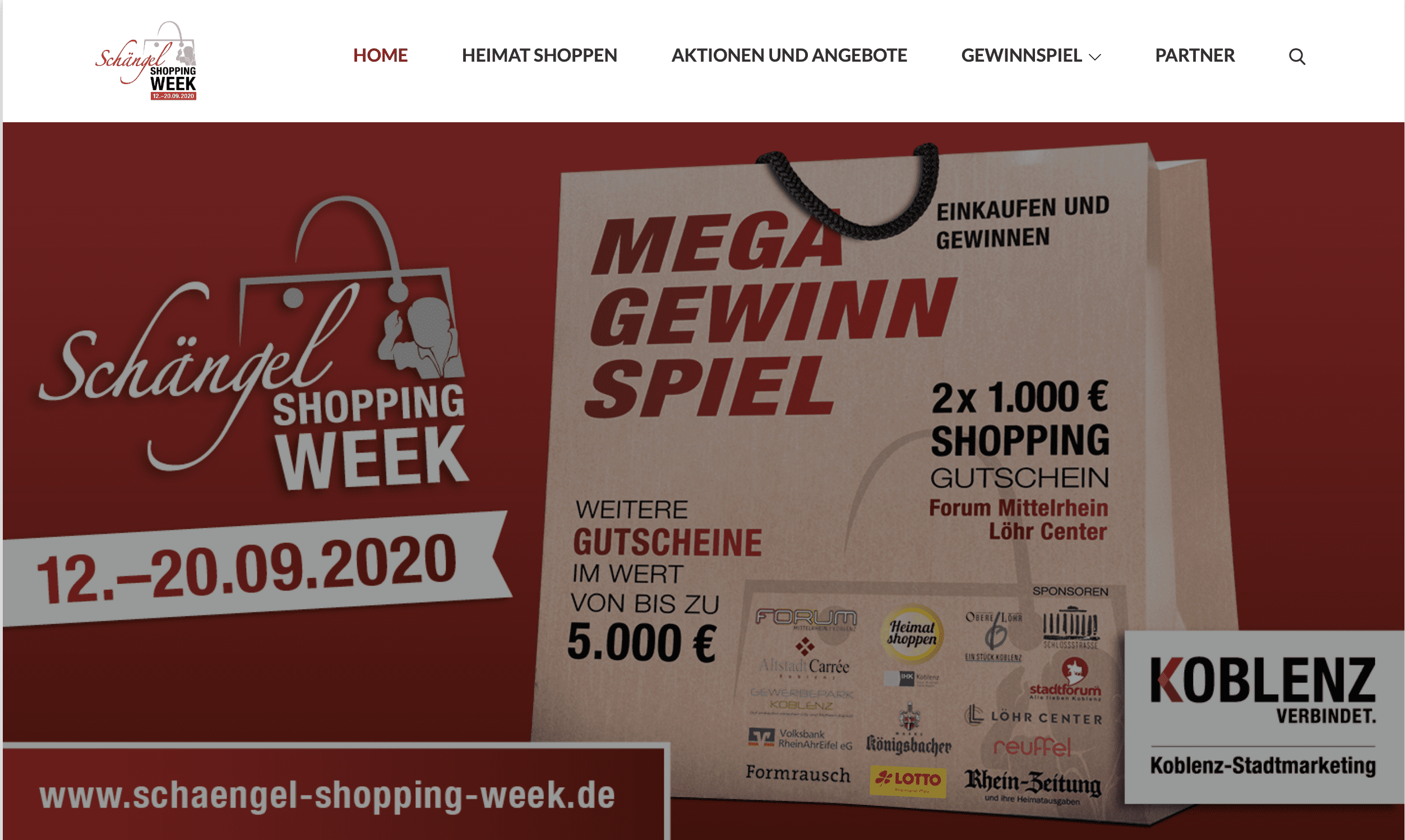 Shopping Week Gewinnspiel in Koblenz
Gewinnspiel-Cases Gemeinden, Vereine & Verbände