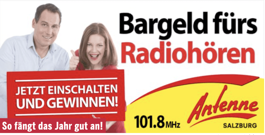 Gewinnspiel-Cases Radio & TV antenne Salzburg