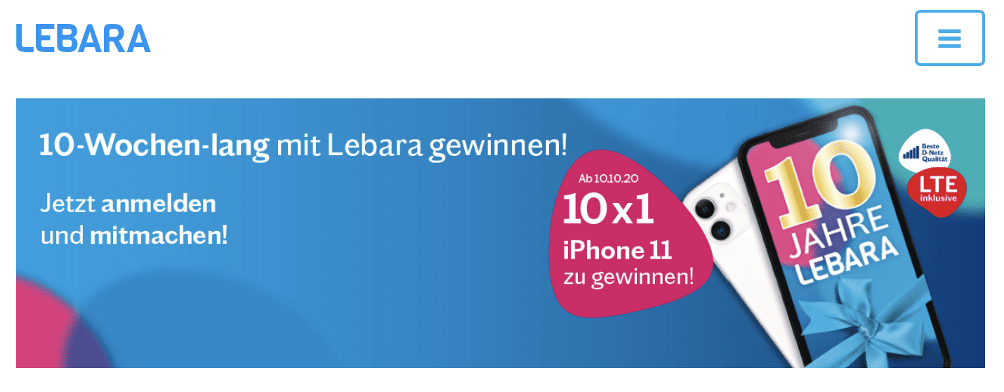 Lebara Gewinnspiel-Cases Telekommunikation