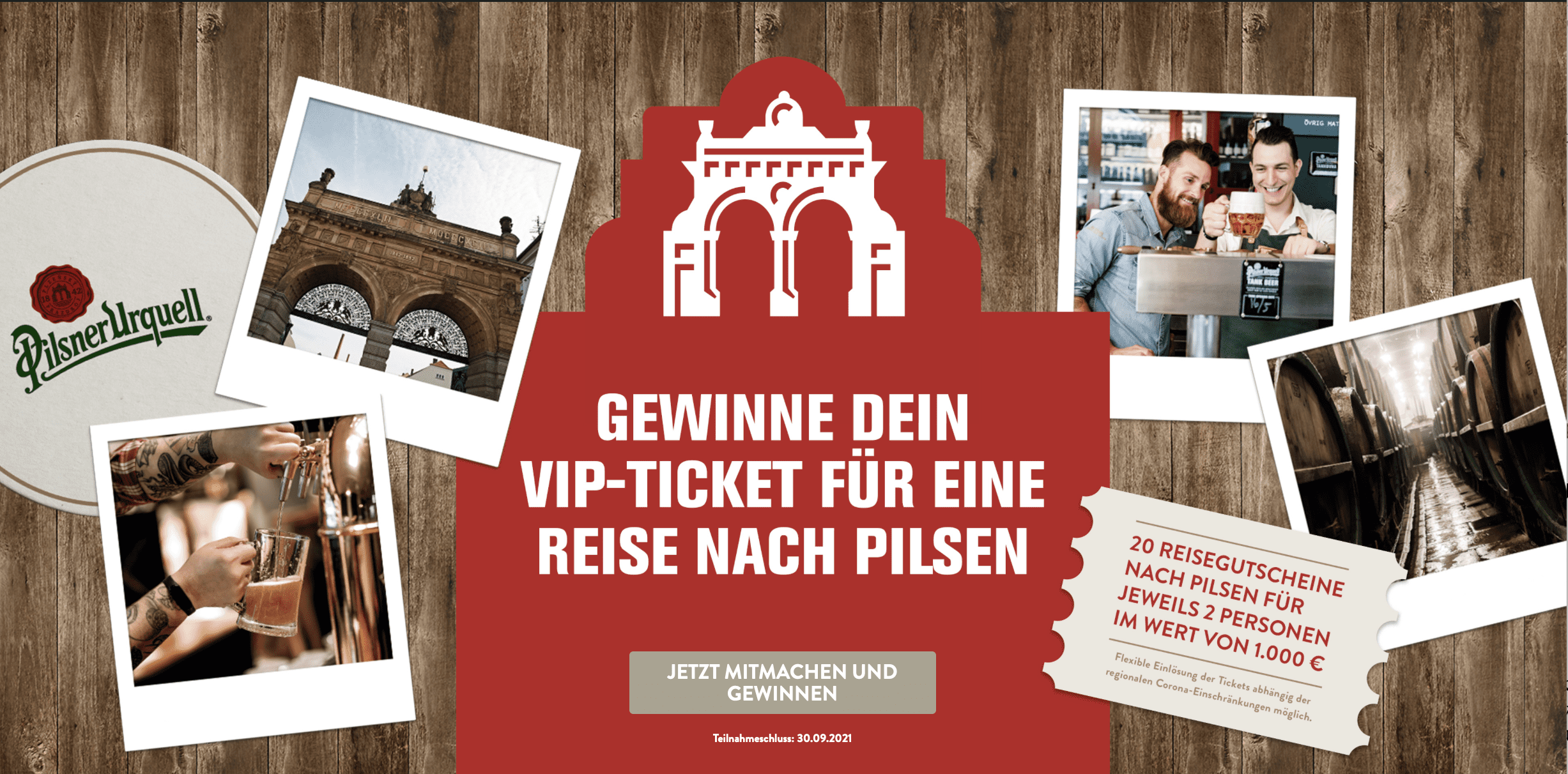 case_Pilsner Urquell Kassenbon-Aktion: VIP Ticket gewinnen