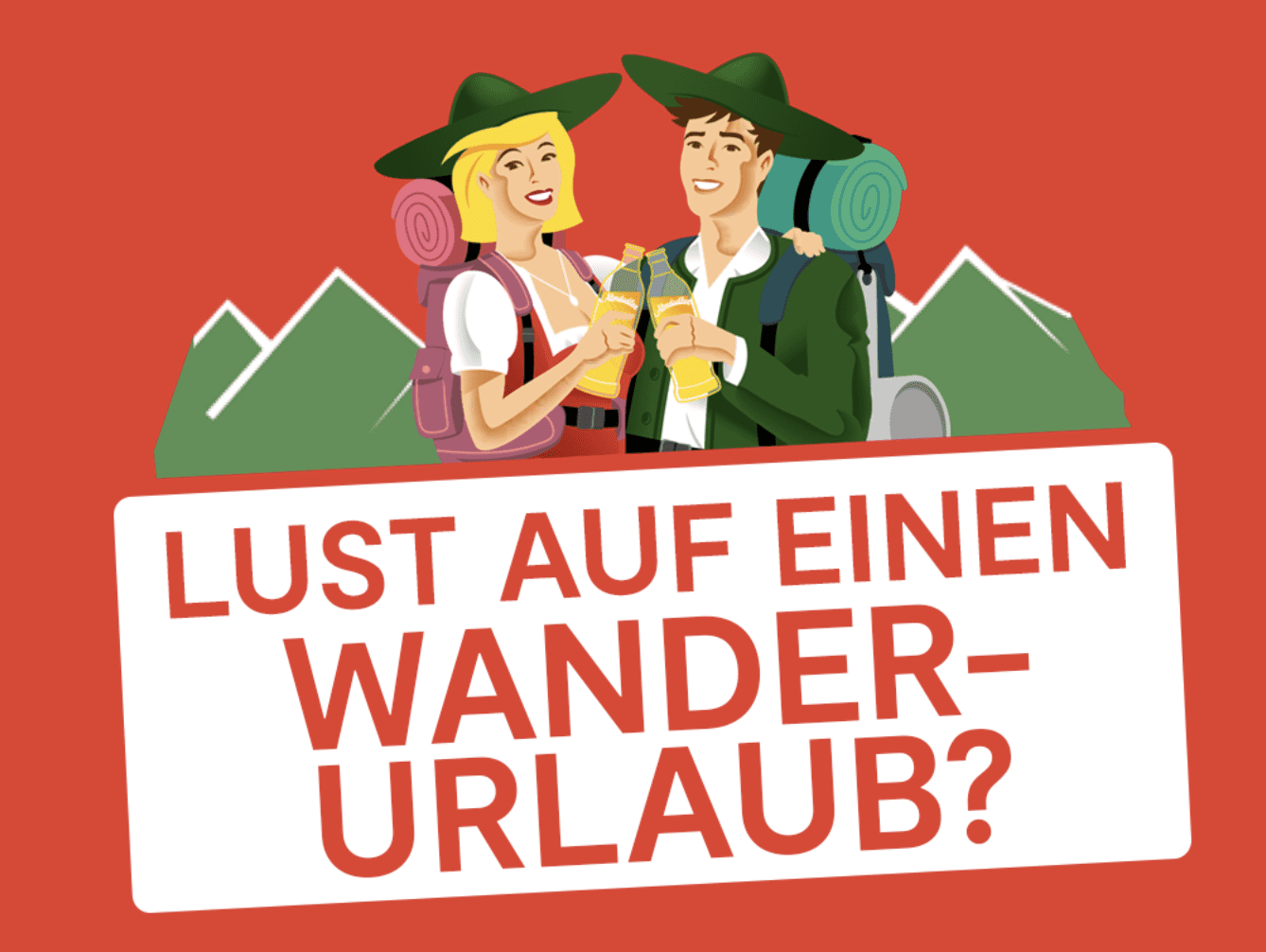case_Almdulder Wanderlust: Urlaub, Wanderboxen, Pärchenliegen, Räder gewinnen