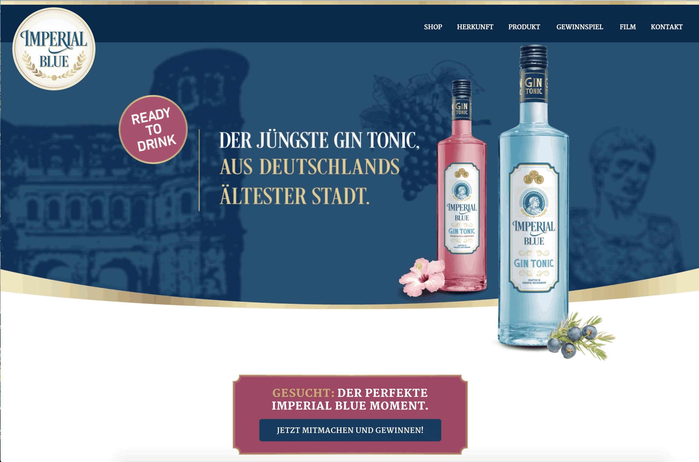 case_mperial Blue verlost Gin Tonic-Sets