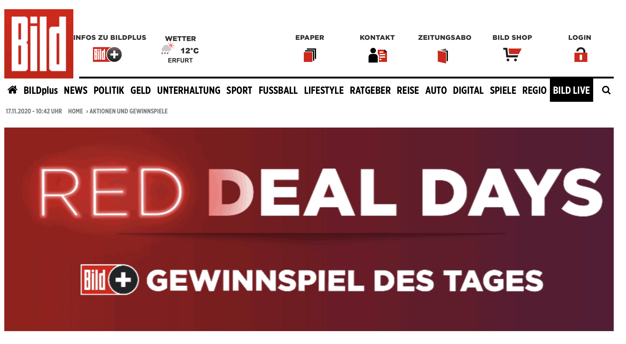 case_Red deal_bildplus_gewinnspiel