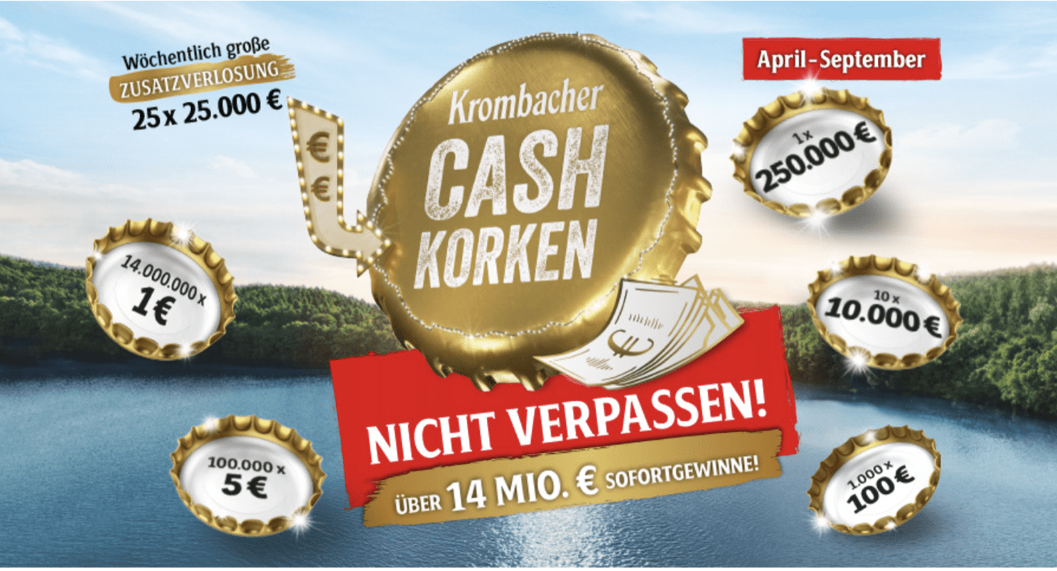 case_Mega-Kampagne Krombacher CASH KORKEN-Gewinnspiel 2022