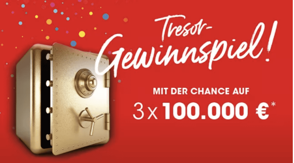 10 Jahre Möbel Martin Mainz 100.000€ Tresor-Gewinnspiel