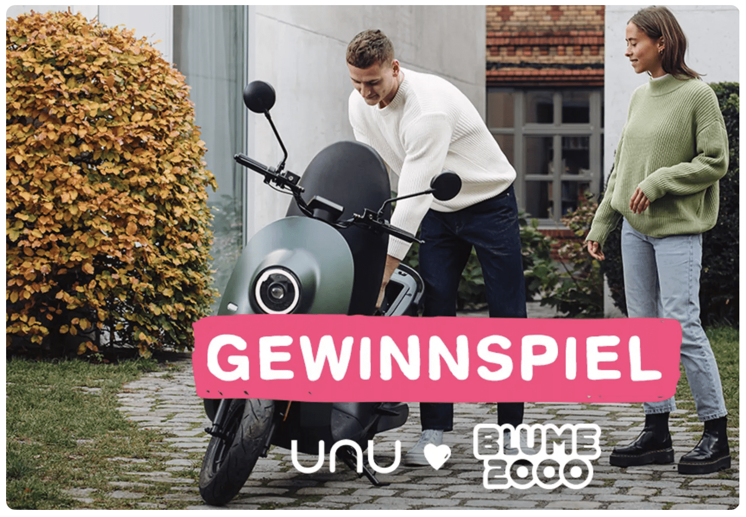 case_Blume2000 Gewinnspiel_E-Motorroller gewinnen