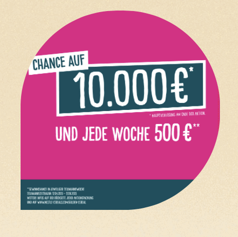 case_Nestle Cerealien_Jede Woche 500 Euro gewinnen – Cah Back Promotion