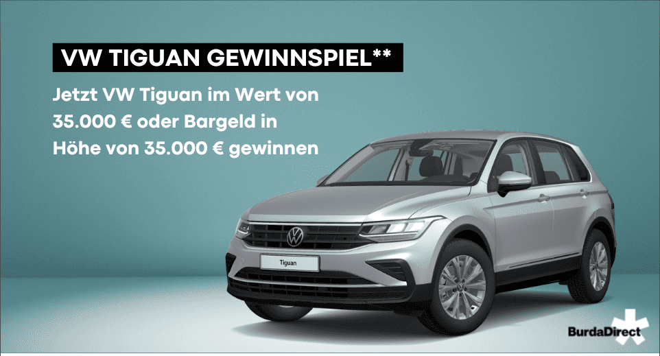 case_BurdaDirect Lead-Gewinnspiel - VW Tiguan oder Bargeld gewinnnen