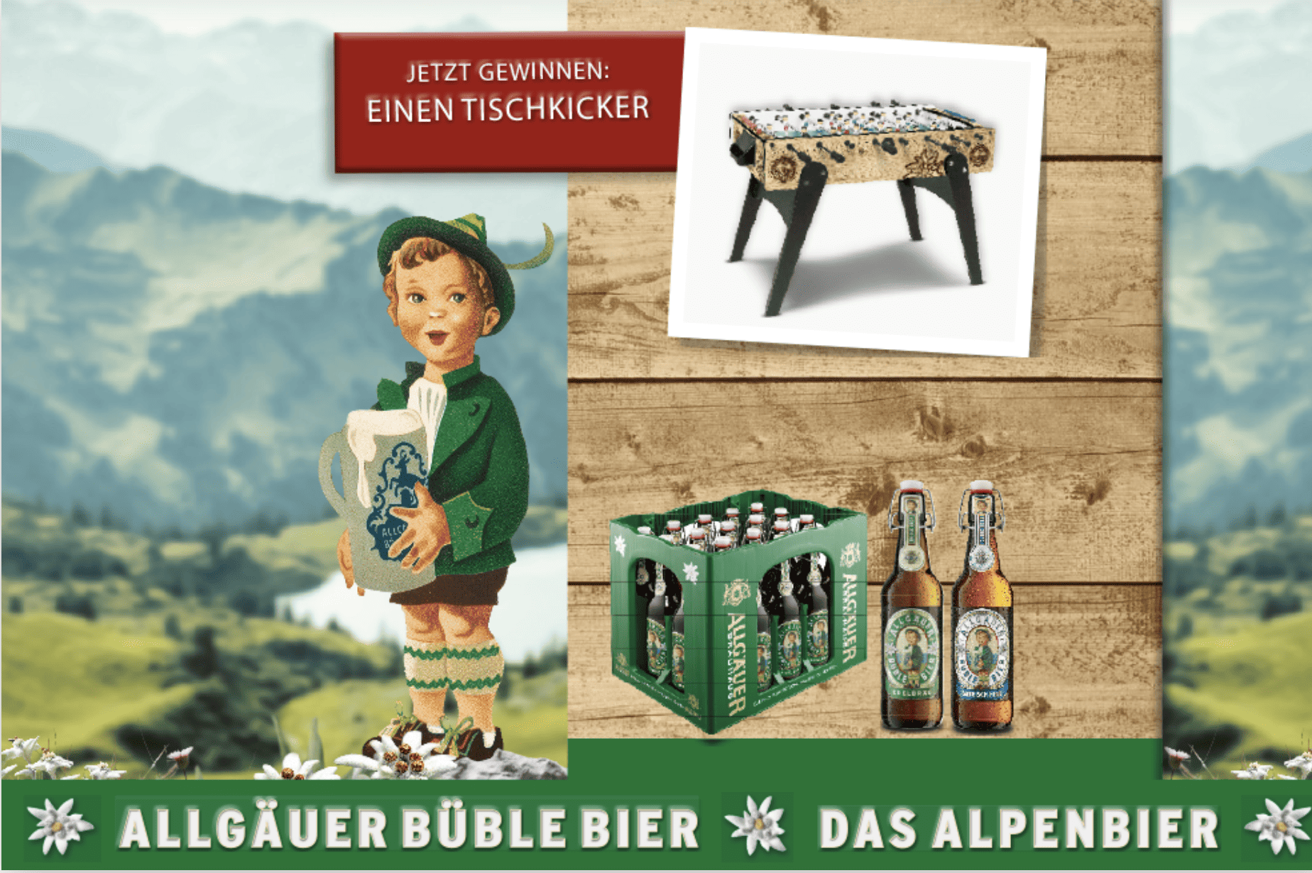 case_GEFAKO_Original Allgäuer Büble Bier Tischkicker gewinnen