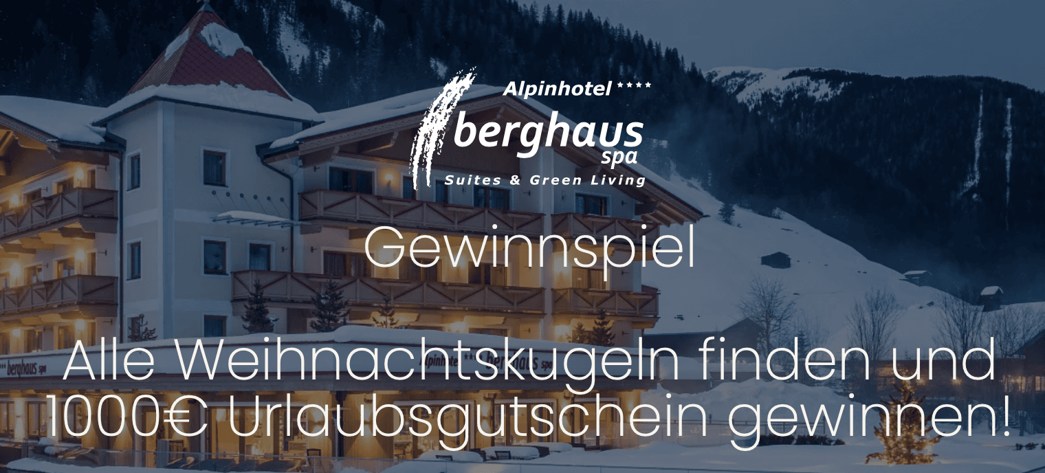 case_Alpinhotel Berghaus Gewinnspiel Urlaubsgutschein im Wert von 1.000 €