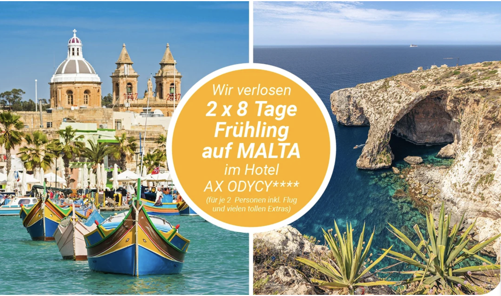 case_Reader's Digest-Gewinnspiel 2 x 8-tägige Reise nach Malta für zwei Personen