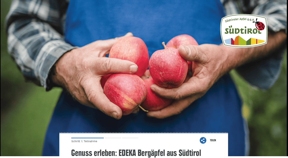 case_EDEKA-Gewinnspiel Bergäpfel aus Südtirol