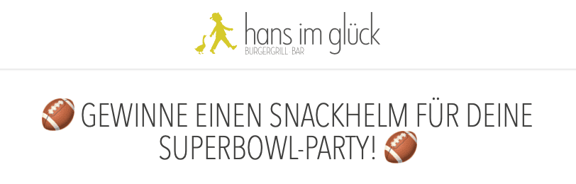 case_HANS IM GLÜCK-Gewinnspiel Snack-Helm im HANS IM GLÜCK Look