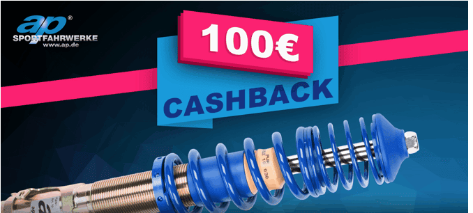 case_AP Gewindefahrwerke Cashback Aktion 2021 - 100€ Cashback sichern!