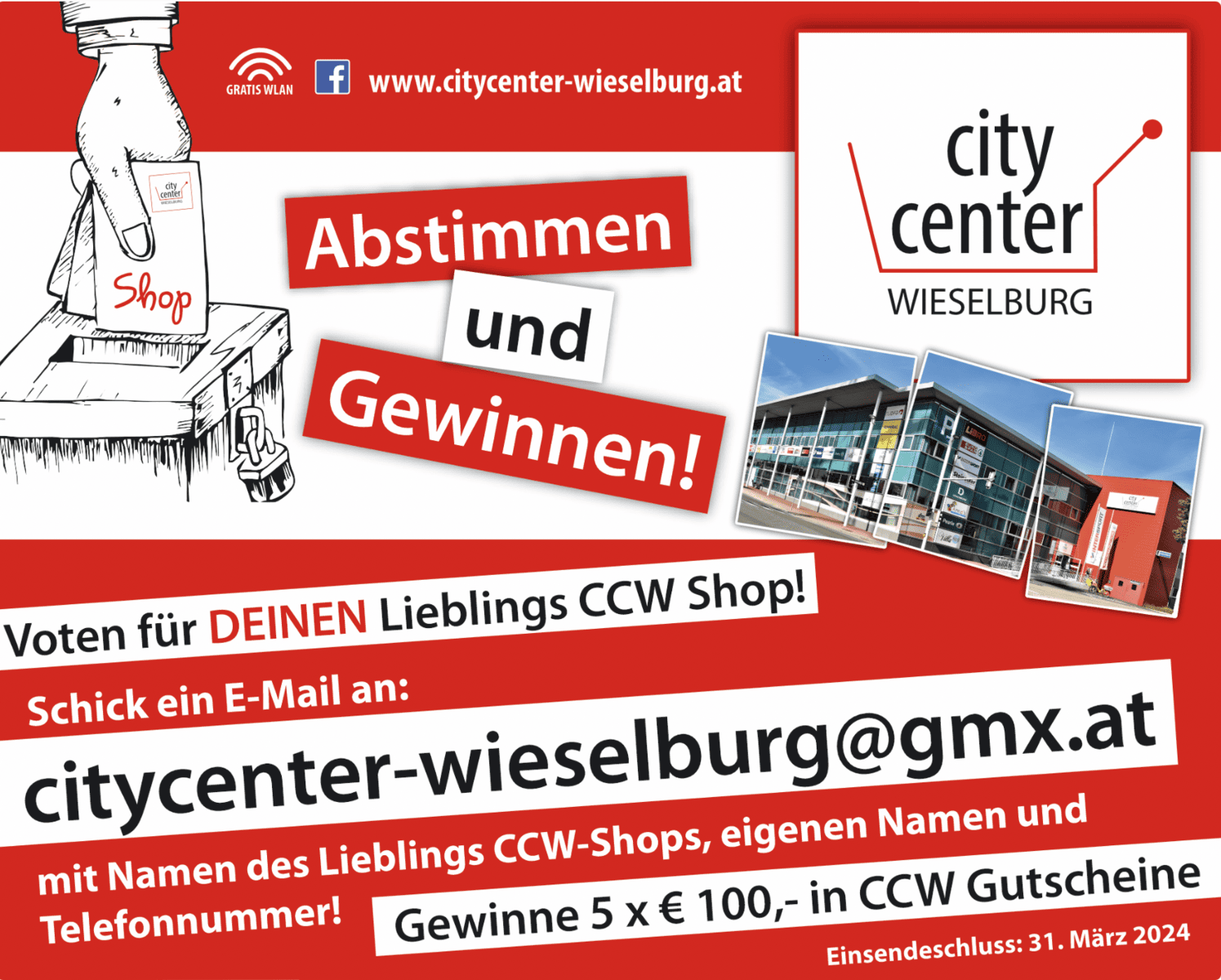 case_Beliebtester Shop im City Center Wieselburg gesucht