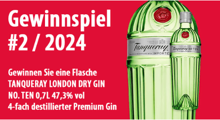 case_Getränkewelt-Gewinnspiel Premium Gin – Tanqueray London Dry Gin  